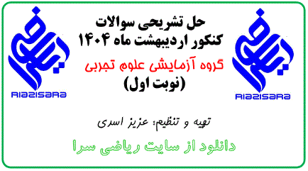 حل تشریحی سوالات ریاضی کنکور 1404 به صوزت ویدیویی